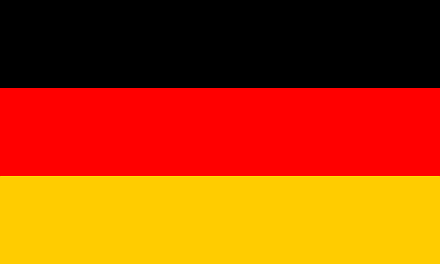 Die Nationalflagge Deutschlands