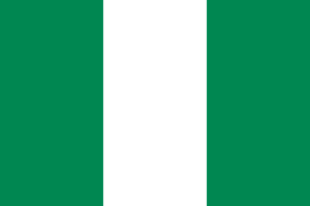 Die Nationalflagge Nigerias