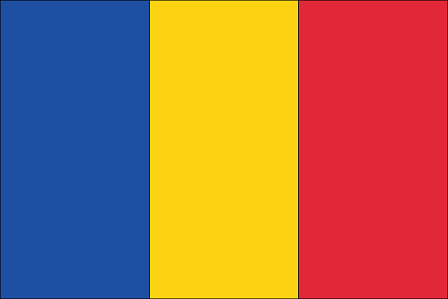 Die Nationalflagge Tschads